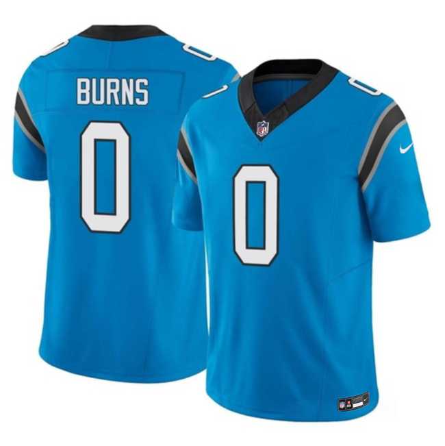 Men & Women & Youth Carolina Panthers #0 Brian Burns Blue 2023 F.U.S.E. Vapor Untouchable Football Stitched Jersey